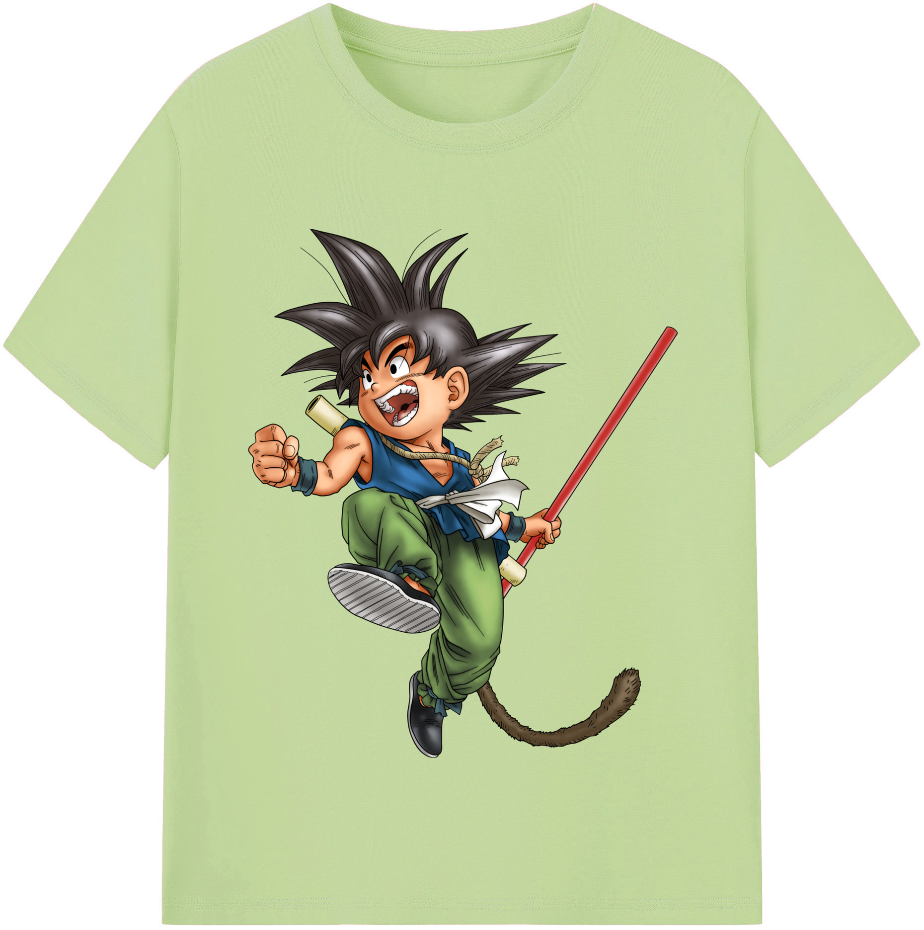 （画像用） ドラゴンボール 孫悟空（そん ごくう）Son Goku カカロット DRAGON BALL Kakarotto 綿100％半袖Tシャツ（フロントプリント）